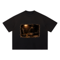 “I Carry Quiet Weight” Unisex Sun Fade Distressed Boxy T-Shirt