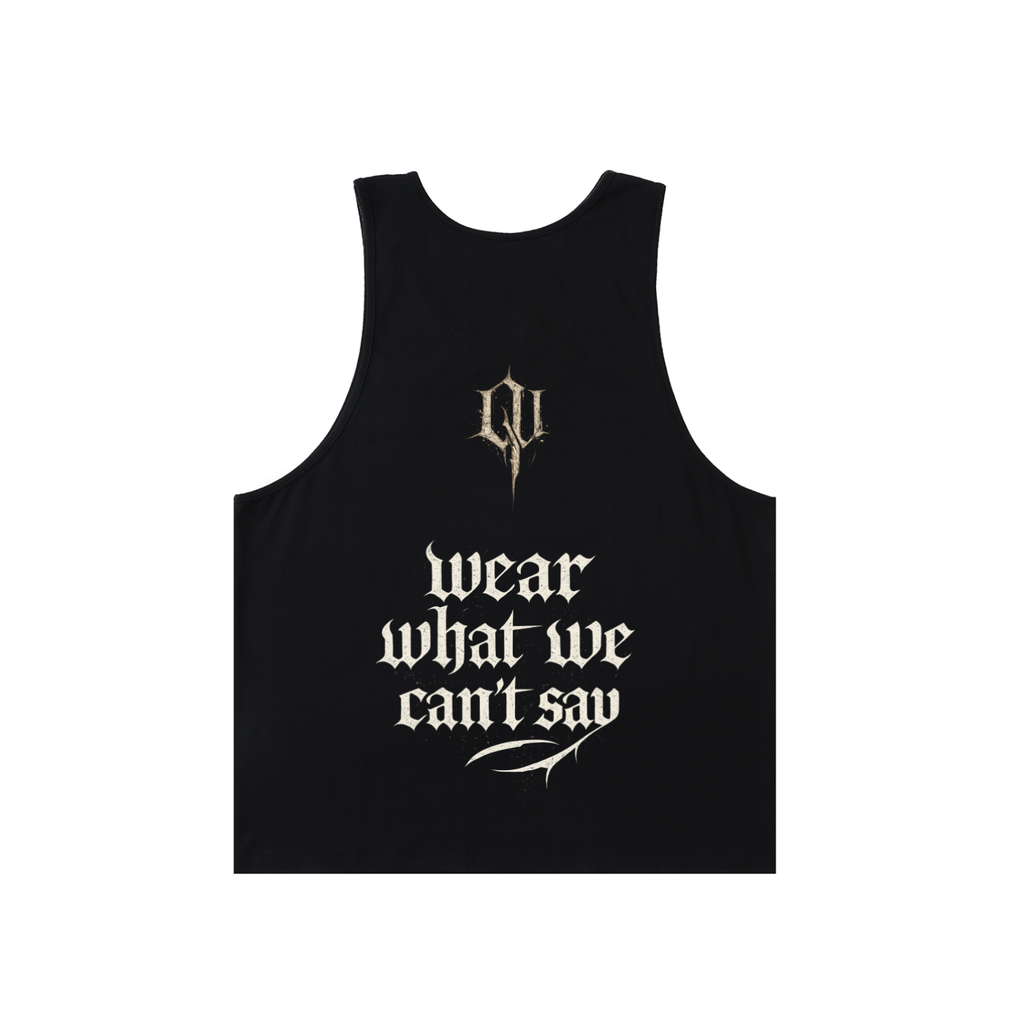 “Wear What We Can’t Say”Unisex Loose Tank Top