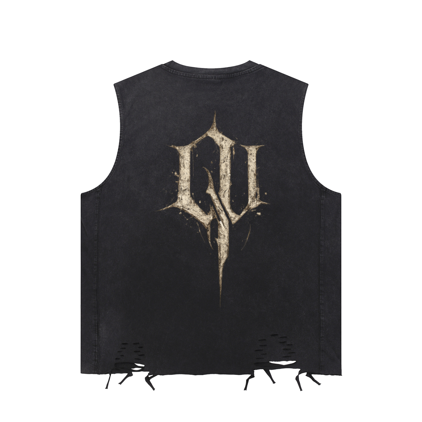 “The Brand” Snow Washed Raw-Hem Tank Top