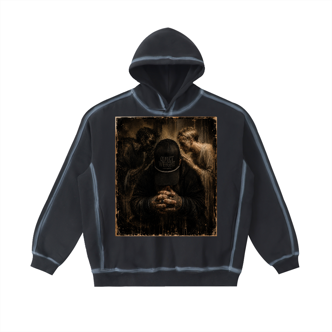 “Both Sides Sound Honest” Sunfaded Edge Fleece Hoodie