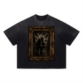 “We Bury The Things We Can’t Say” Vintage Washed Distressed Boxy Oversized T-Shirt