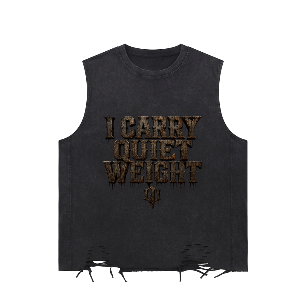 “The Brand” Snow Washed Raw-Hem Tank Top